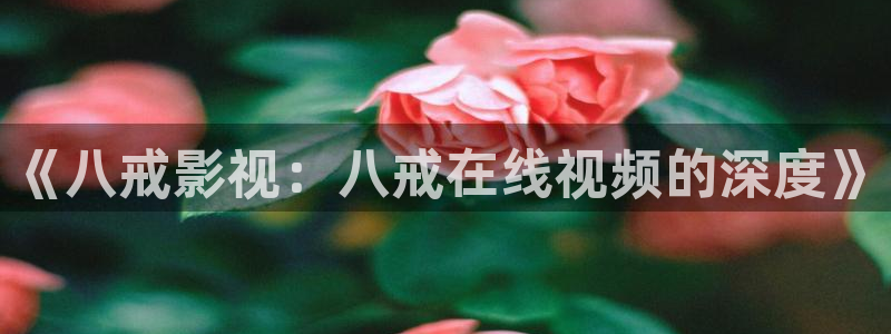 超碰看操：《八戒影视：八戒在线视频的深度》